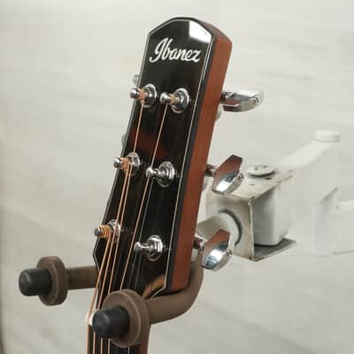 Used Ibanez AAM300CE Advanced Auditorium Solid Top Acoustic Guitar Natural image 3