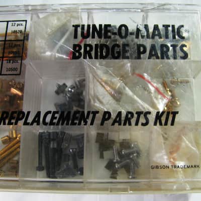 Gibson TUNE-O-MATIC BRIDGE REPLACEMENT PARTS KIT 1980'S image 14