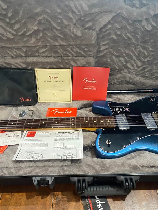 Fender American Professional II Telecaster Deluxe Rosewood Dark Night #US22040403 7lbs 13.0 oz image 1