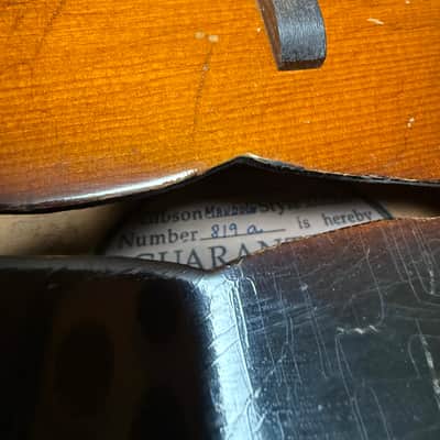 Vintage 1930’s Gibson A Style Mandolin image 8