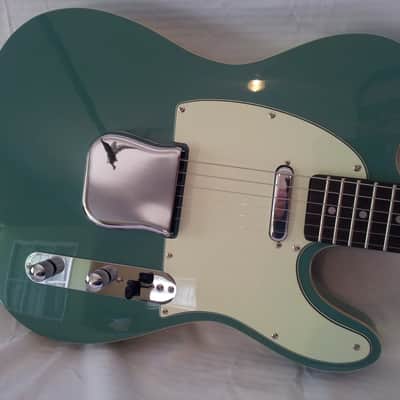 palm guitar studio "tele" 2013 surf green image 3