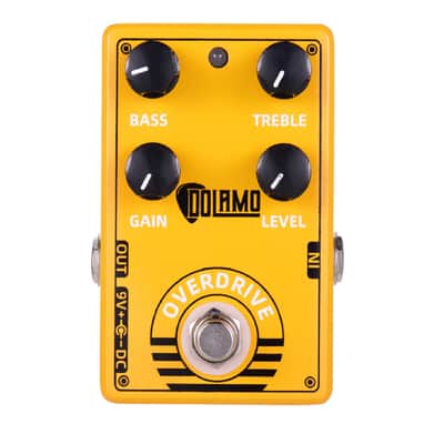 Dolamo D-8 Overdrive Guitar Effect Pedal W/ Bass Treble Gain Level Controls NEW image 1