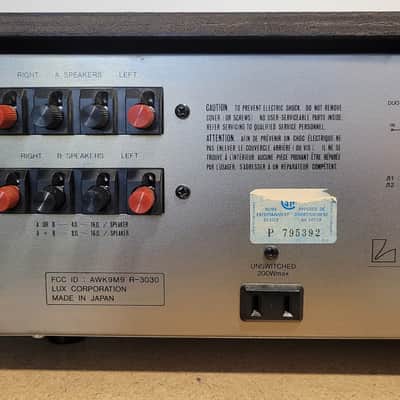 Vintage Stereo Receiver Luxman R-3030 image 12