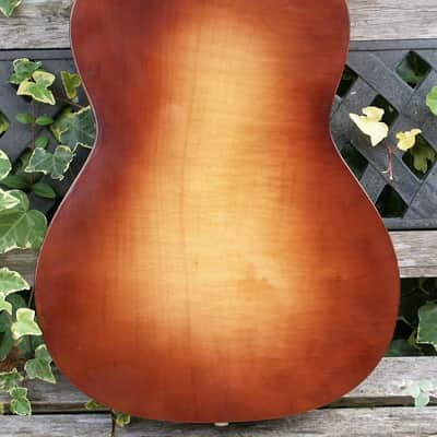 Beautiful True Vintage All Original 1956 Hofner Congress Archtop Guitar, Brunette Sunburst & OHC image 11