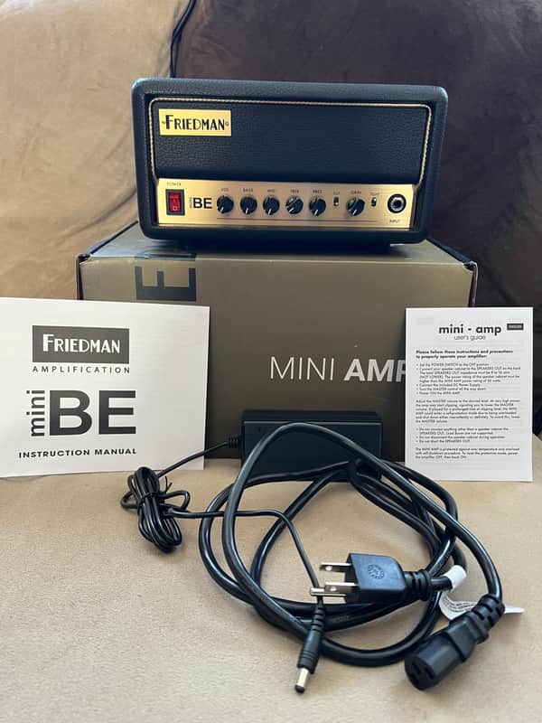 Friedman BE-Mini 30-Watt Solid State Guitar Amp Head 2021 - Present - Black image 1