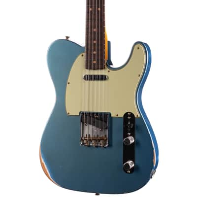 Fender Custom Shop 1963 Telecaster Relic Aged Lake Placid Blue (559) image 3