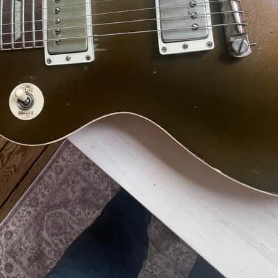 Gibson R4 Conversion 2013 - Gold Top, Aged image 23