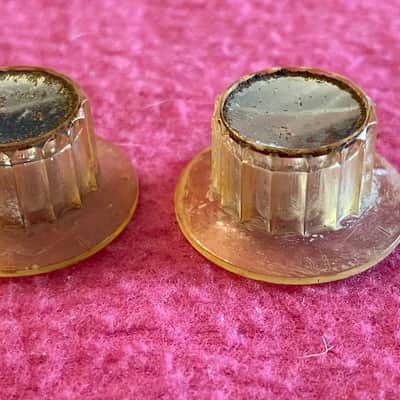 1960's vintage Kay gold knobs for archtop jazz ll old kraftsman galaxy truetone speed demon red devil aristocrat  K-300 image 11