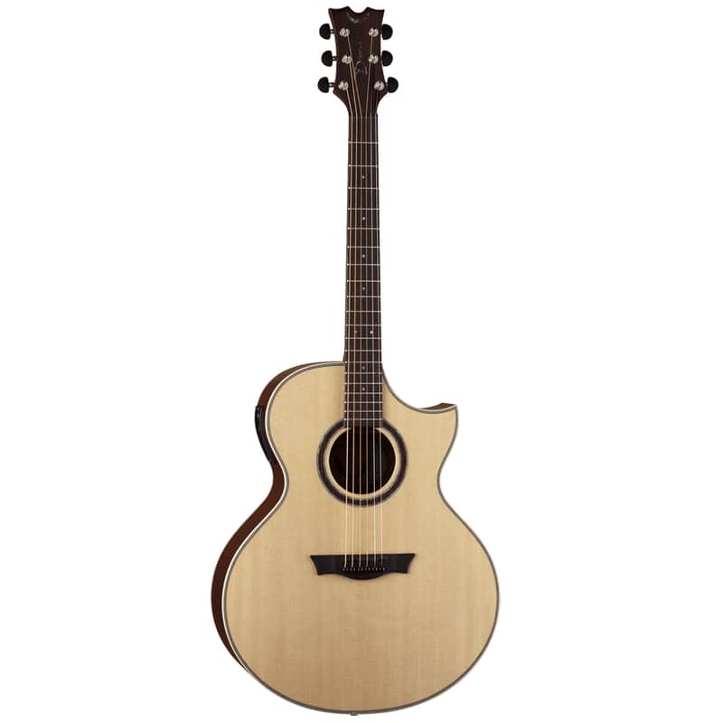 Dean Natural Florentine Cutaway Acoustic-Electric Guitar w/ Aphex image 1