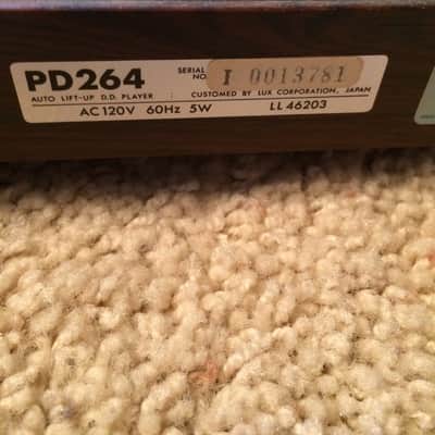 Luxman PD 264 70's Wood image 9