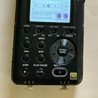 TASCAM DR-100mkIII Handheld Digital Stereo Recorder 2010s - Black image 2