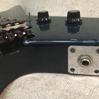 1982 Dean ML USA Baby Series Blueburst 24 3/4” Scale Floyd Rose Original Mod Rare Model image 9