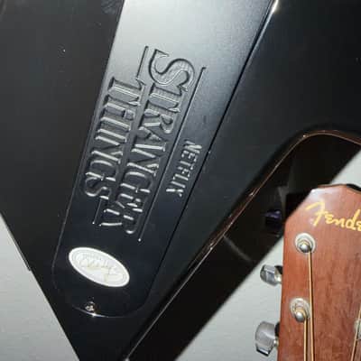 B.C. Rich Stranger Things “Eddie's” Inspired NJ Warlock 2022 - Black image 3