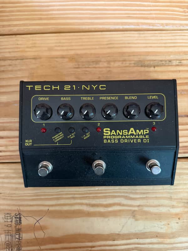 Tech 21 Sansamp Programmable Bass Driver