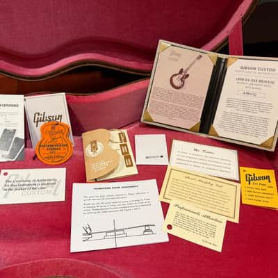 2024 Gibson Custom Shop Murphy Lab '58 Re-Issue ES-335 Blonde w/ Original Case & Paperwork image 10