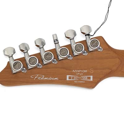 Ibanez AZ24P1QM Premium Guitar Deep Ocean Blonde B-Stock image 7