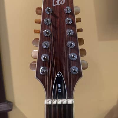 ESP LTD TL-12 with Rosewood Fretboard 2015 - 2017 - Black image 3