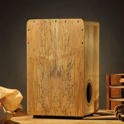 U-Turn Cajon 50 Premium Spalted Maple mit seidlichem Schallloch image 2