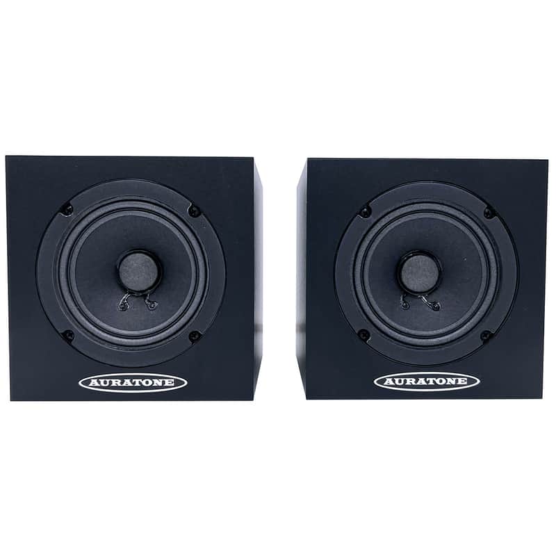 Auratone 5C Active 50-Watt 4.5" Super Sound Cube Studio Monitor - Pair, Black image 1