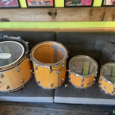 Ludwig Standard Gold Astro Drum Kit 4 Piece 1971 image 8