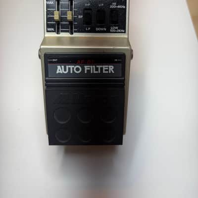 Maxon AF-01 Auto Filter 1980s - Tan Guitar Bass Auto Wah Envelope Filter Pedal MIJ image 1