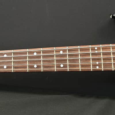 PBC Dave Bunker GTB 355 Left Handed 5-String Active Headless Bass - Trans Black image 7