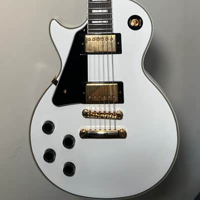 Epiphone Les Paul Custom Alpine White Left Hand image 1