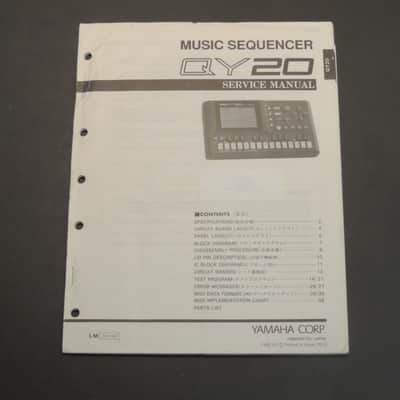 Yamaha QY20 Service Manual