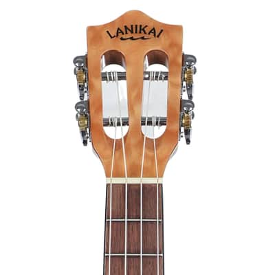 Lanikai Quilted Maple Natural Tenor A/E Ukulele (QM-NACET) image 4