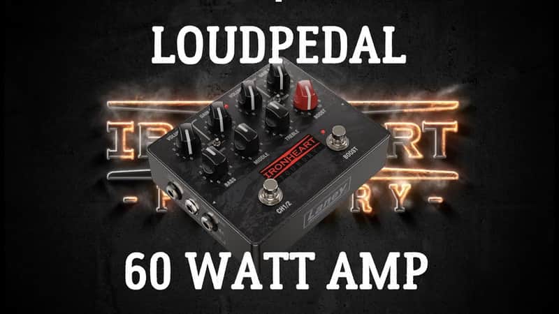 Laney Ironheart Loudpedal Twin Channel w/ Boost 60 watts of power, DI out, cab-emulation image 1