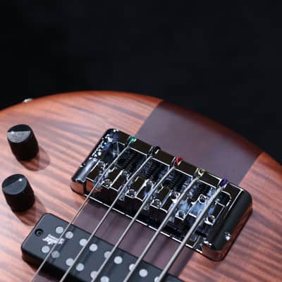 Spector Euro 5 RST Sienna Stain Matte Flame Maple Top 5-String Electric Bass w/Bag image 14