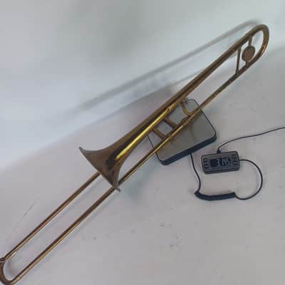 Gretsch Pathfinder Brass Trombone 40-50+Slider+Hard Shell Blue Fabric-Lined Case image 16