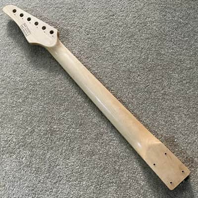 JSZ Mini ST Electric Guitar Headstock and Neck—24 Frets—Maple image 4