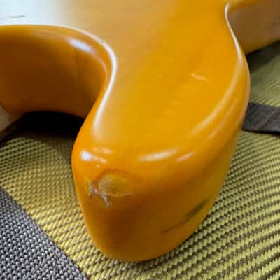 Custom-Modified Squier Stratocaster by Fender 2005 - Butterscotch satin finish image 15