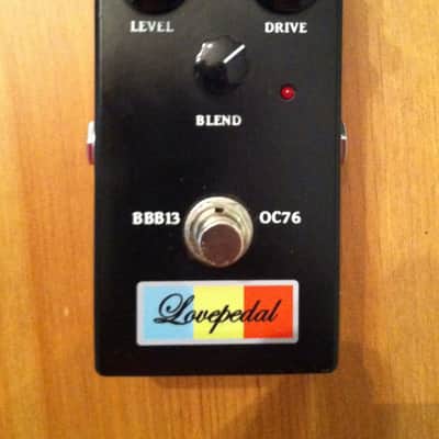 Lovepedal BBB 13 OC76 (Black Beauty Balance) fuzz treble boost image 1