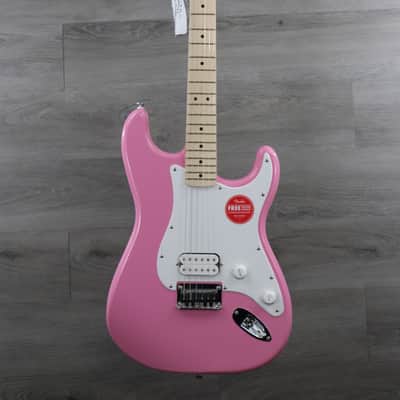 Squier Sonic Stratocaster HT Single Humbucker Guitar Flash Pink! image 2