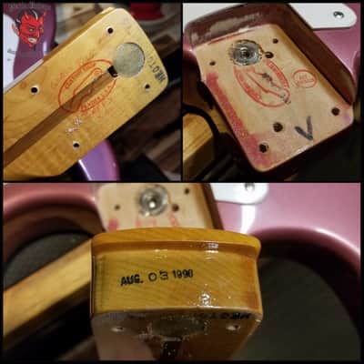 Fender NOS Custom Shop Rare One Off “Custom Clapton” Stratocaster Burgundy Mist 1990 w/OHSC/COA (video) image 19