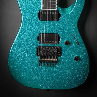 ESP Custom Shop M-II CTM FR-E Large Flakes Turquoise Sparkle (E6670252) image 1