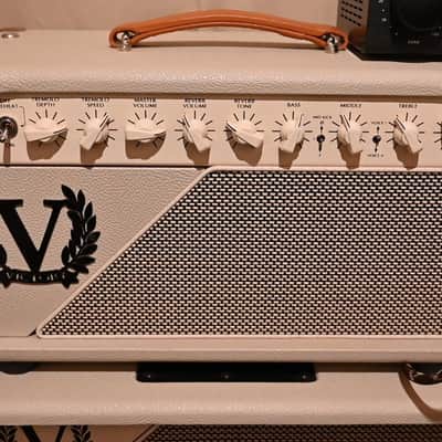 Victory Amps V140 The Super Duchess MKII 96-Watt Guitar Amp Head and Matching 2x12 Cabinet 2025 - Present - Cream image 2