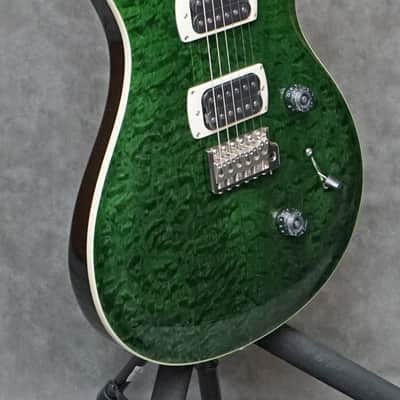 PRS SE Custom 24 Teal Black Quilted Finish - W/Setup & Bag image 3