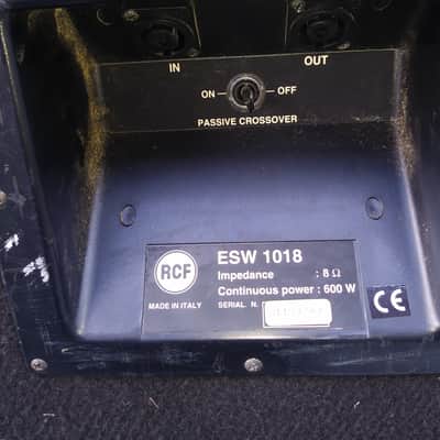 RCF ESW1018 BLACK PAIR image 9