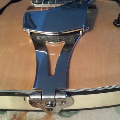 1960s Semi-Hollow Royal Artist Bruno Made-In-Japan 1960s Blonde Guitar image 4