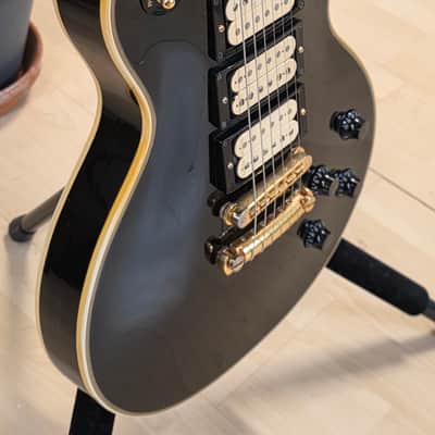 1970 Gibson Les Paul Custom Black Beauty 3 Triple Three Humbucker HHH Kalamazoo American Vintage Seymour Duncan 70s USA Heavy Relic Aged Elecric Guitar - Forget Murphy Lab Custom Shop image 7
