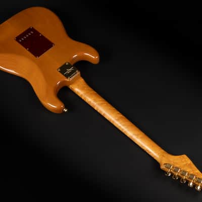2021 Fender Custom Shop Artisan Maple Burl Stratocaster NOS - Aged Natural | USA Limited Edition Roasted Birdseye Maple Neck Macassar Ebony Fretboard Kloppmann ST60 Pickups | CoA OHSC image 14