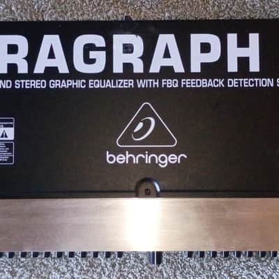Behringer Ultragraph Pro FBQ1502 15-Band Stereo Graphic Equalizer 2000s - Black and Silver image 2