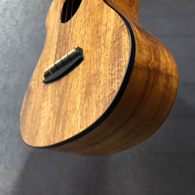 Kala 1KOA-T Prototype All Solid Koa Satin Tenor Ukulele w/ Tweed Hard Case and D'addario Humidifier image 7