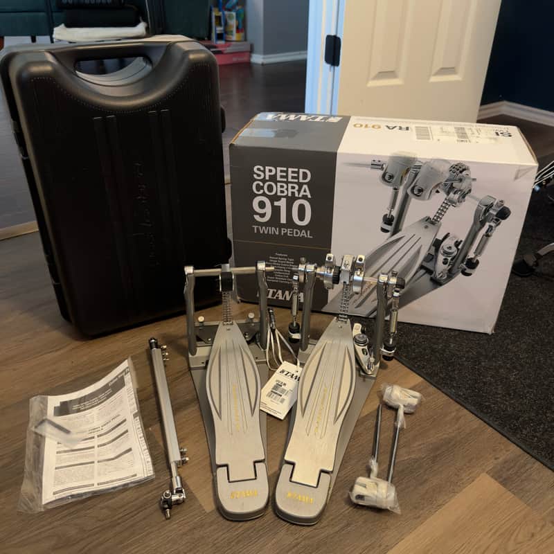 Tama HP910LWN Speed Cobra 900 Double Bass Drum Pedal 2010s - Silver/Chrome image 1