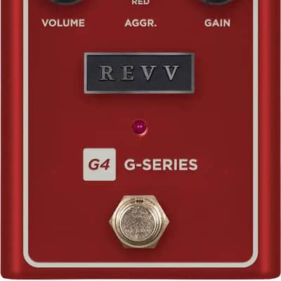 Revv Amplification G4 V2 Distortion Pedal (Red) image 1