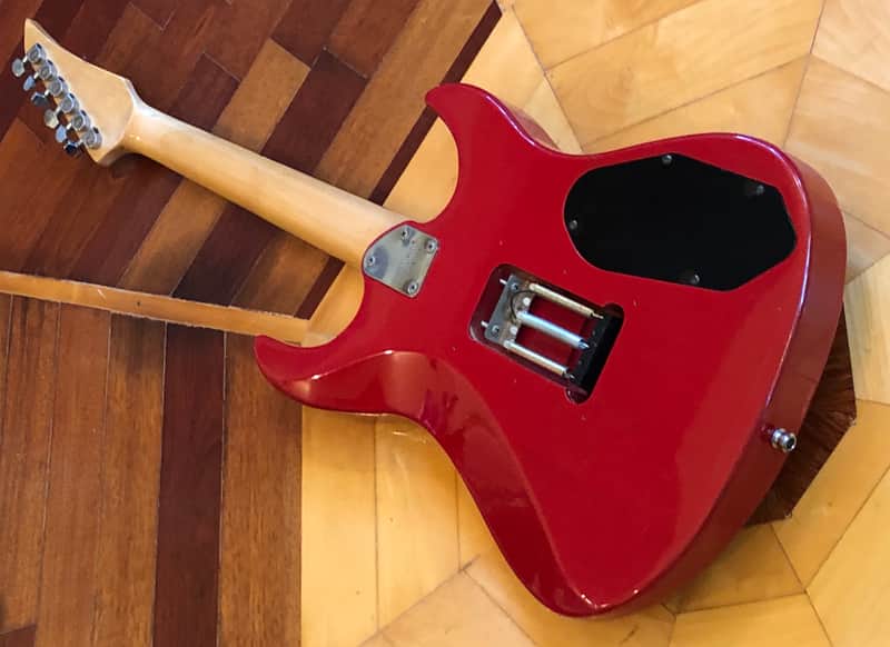 VINTAGE ORIGINAL 1980s Yamaha RGX 312 RED Left Handed Lefty