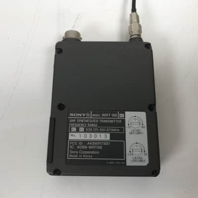 Sony WRT-8B Compact UHF Body-Pack Transmitter (42/44) 638.125-661.875 MHz image 4